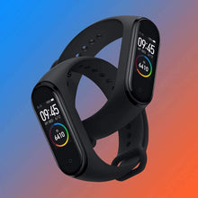 Carica l'immagine nel visualizzatore di Gallery, Versione globale Xiaomi Band 4 intelligente schermo a colori braccialetto frequenza cardiaca palestra musica Bluetooth 5.0 50 m impermeabile pedometro e notifiche di messaggistica