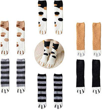 Carica l&#39;immagine nel visualizzatore di Gallery, Calze Gatto Collant Donna 6 paia di artigli da gatto invernali Calzini da... - Ilgrandebazar