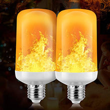 Carica l&#39;immagine nel visualizzatore di Gallery, Lampadine a Fiamma, Funxim 2PCS Aggiornato E27 4W 4 Modalità Fuoco 2pcs