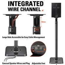 Carica l&#39;immagine nel visualizzatore di Gallery, Eono By Amazon - Supporti Casse Acustiche Altezza Regolabile, Altoparlanti...