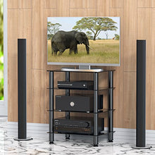 Carica l'immagine nel visualizzatore di Gallery, FITUEYES Supporto HIFI, Mobile 60 x 45,5 x 76,2 cm / Tubo Rotondo - Ilgrandebazar