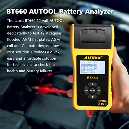 Autool BT-660 Tester diagnostico dello stato della batteria / avviamento e... - Ilgrandebazar