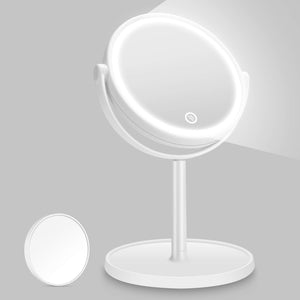 Kasimir Specchio da Trucco con Luce LED Cosmetico Illuminato Bianco - Ilgrandebazar