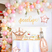 Carica l'immagine nel visualizzatore di Gallery, MMTX Palloncini Compleanno Oro Rosa, Decorazioni per Feste, Happy...