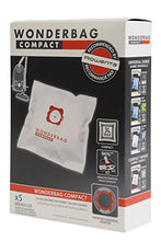 Carica l&#39;immagine nel visualizzatore di Gallery, Rowenta WB305120 Set 5 Sacchi Wonderbag Compact Universali per Aspirapolvere