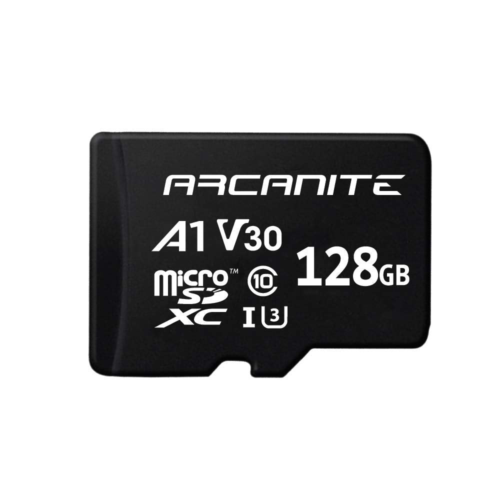 ARCANITE AKV30A1128 microSDXC - Scheda di memoria con adattatore SD, 128 GB - Ilgrandebazar