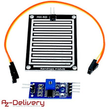 Carica l&#39;immagine nel visualizzatore di Gallery, AZDelivery 3 x Moduli Sensore Pioggia Acqua Piovana per Arduino con eBook - Ilgrandebazar