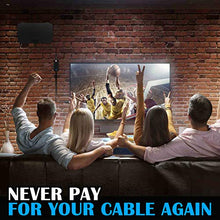 Carica l'immagine nel visualizzatore di Gallery, WEWAK Antenna TV Interna HDTV Digitale con Amplificatore Booster...