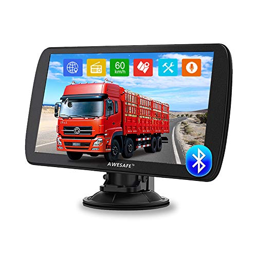 AWESAFE Navigatore Camion 9 Pollici 2020 Bluetooth GPS Navigatore...