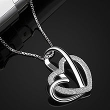 Carica l&#39;immagine nel visualizzatore di Gallery, B.Catcher Collana da donna a cuore in argento per donne, collane con... - Ilgrandebazar