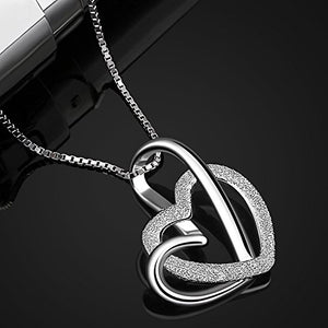 B.Catcher Collana da donna a cuore in argento per donne, collane con... - Ilgrandebazar