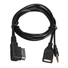 Carica l&#39;immagine nel visualizzatore di Gallery, Qiilu Cavo Musica AMI MMI MDI Interfaccia Caricatore USB 3.5 mm, default