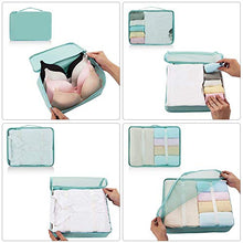 Carica l'immagine nel visualizzatore di Gallery, Organizer Valigie, Newdora Set di 8 Valigia Blu Chiaro