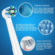 Carica l&#39;immagine nel visualizzatore di Gallery, Qlebao testine oral b compatibile con Braun b ricambi spazzolini...