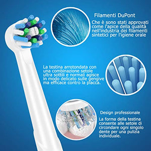 Qlebao testine oral b compatibile con Braun b ricambi spazzolini...