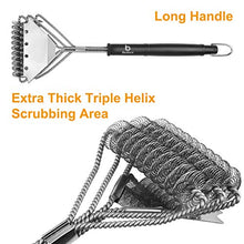 Carica l&#39;immagine nel visualizzatore di Gallery, BACKTURE Spazzola Barbecue, 16&quot; BBQ Esterna 3 in 1 Acciaio Inossidabile A1