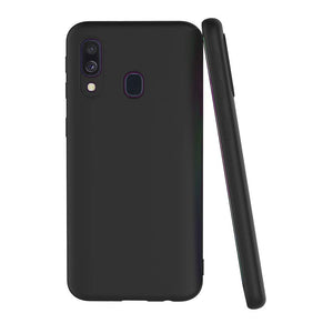 AICEK Cover per Samsung Galaxy A40, A40 Nero Silicone... - Ilgrandebazar