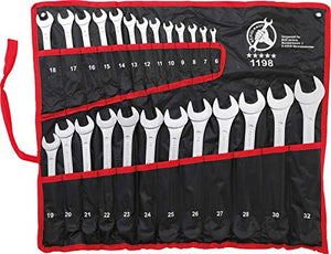Kraftmann - Set Di 25 Chiavi Combinate, 6-32 Mm - Ilgrandebazar