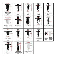 Carica l'immagine nel visualizzatore di Gallery, GORVELL 435pcs 19 misure clip fermi auto con kit di rimozione strumento di...