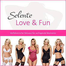 Carica l'immagine nel visualizzatore di Gallery, Selente Love &amp; Fun Suadente Completo Intimo a 4 Pezzi S-M, Nero Stringhe - Ilgrandebazar