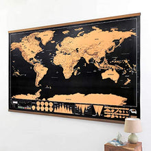 Carica l&#39;immagine nel visualizzatore di Gallery, CAMWAY Mappa del Mondo da Grattare,Scratch Map World Extra Large 82X59...