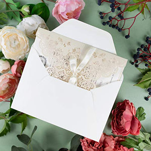 50 CARTE CONFEZIONE Fai da te partecipazioni matrimonio taglio laser inviti... - Ilgrandebazar