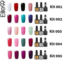 Carica l&#39;immagine nel visualizzatore di Gallery, Elite99 Smalto Semipermente per Unghie in Gel UV LED 7pzs Colori con Base... - Ilgrandebazar