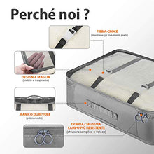 Carica l'immagine nel visualizzatore di Gallery, CISHANJIA Organizer Valigie Set di 8 Cubo Viaggio Cubi Imballaggio con...