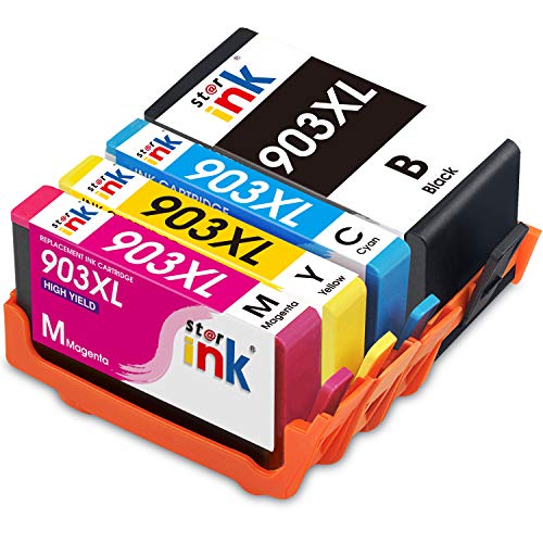 Starink 903XL Cartucce Compatibile per HP 1 Nero,1 Ciano,1 Magenta,1 Giallo