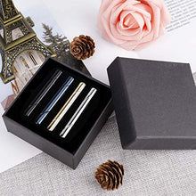 Carica l&#39;immagine nel visualizzatore di Gallery, MengH-SHOP Fermacravatta Set 4 Pezzi di Fermacravatte da Uomo Metallo di... - Ilgrandebazar