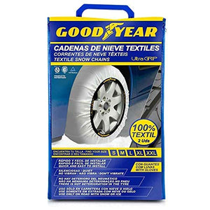 Goodyear GOD8012 Ultra Grip Catene da Neve Tessile L, Set di 2 pezzi L - Ilgrandebazar