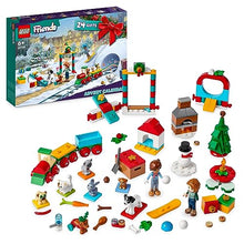 Carica l'immagine nel visualizzatore di Gallery, LEGO 41758 Friends Calendario dell'Avvento 2023, 24 Regali a Sorpresa tra cui 8 Figure di Animali e 2 Mini Bamboline, Giocattoli Festosi con Tappetino da Gioco, Regalo di Natale per Bambine e Bambini