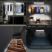 Carica l&#39;immagine nel visualizzatore di Gallery, 20Led Armadio Sensore Movimento Luce, Wireless Luci 20LED-2, Bianco Freddo - Ilgrandebazar