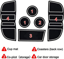 Carica l&#39;immagine nel visualizzatore di Gallery, LFOTPP Tappetini Gomma per Smart Fortwo, Tappetino Antiscivolo per...