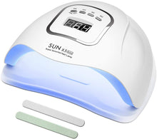 Carica l'immagine nel visualizzatore di Gallery, MOULEI 150W Lampada Unghie LED UV Professionale per Manicure/Pedicure, Sensore Di Avvio Automatico Con La Possibilità Di Lmpostare 4 Timer 10/30/60 / 99S