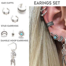 Carica l&#39;immagine nel visualizzatore di Gallery, Milacolato Orecchini di Polsini Set Boho Crawler per Donne Ragazze... - Ilgrandebazar
