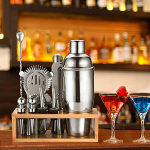 Gomyhom Shaker Cocktail Set, 14 Pezzi Kit Barman Professionale in A 14 Pz