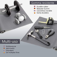 Carica l&#39;immagine nel visualizzatore di Gallery, Kaeren Tappetino Antiscivolo per 48 cm x 150 cm, Grigio Antracite/Puntini