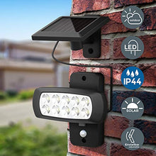 Carica l&#39;immagine nel visualizzatore di Gallery, Faro LED solare esterno con sensore di movimento e crepuscolare, luce fredda...