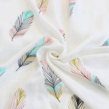 Carica l&#39;immagine nel visualizzatore di Gallery, LifeTree Copertine in Mussola | Cotone Bambù XL Dimensione 120 x 120 1.Piuma