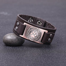 Carica l'immagine nel visualizzatore di Gallery, EUEAVAN Viking Bear Paw artiglio footprint 24 amuleto Antique Copper,brown - Ilgrandebazar