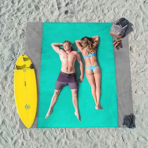 ISOPHO Coperta da Spiaggia Picnic Verde(210*200)