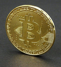 Carica l&#39;immagine nel visualizzatore di Gallery, LZWIN Rexul - 1 Moneta Bitcoin, placcata in Oro, Collezione Fisica di Monete... - Ilgrandebazar