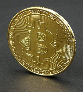 LZWIN Rexul - 1 Moneta Bitcoin, placcata in Oro, Collezione Fisica di Monete... - Ilgrandebazar