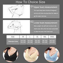 Carica l&#39;immagine nel visualizzatore di Gallery, HBselect Reggiseno Allattamento Senza Ferretto XL, Azzurro, Nero, Fleshcolor - Ilgrandebazar