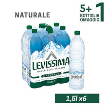 Carica l&#39;immagine nel visualizzatore di Gallery, Levissima Acqua Minerale Naturale Oligominerale - 1.5 L x 5+1 Bottiglia... - Ilgrandebazar
