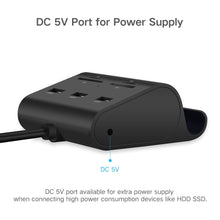 Carica l&#39;immagine nel visualizzatore di Gallery, UGREEN Hub USB 3.0 3 Porte 5Gbps e Card Reader 4 Slot SD TF MS M2 con Nero - Ilgrandebazar