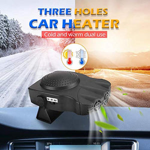 Wissec 12V Allestimenti Interni Riscaldamento Portatile per Auto Ventola Nero