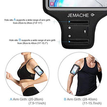 Carica l'immagine nel visualizzatore di Gallery, Galaxy Note 10+/9/8 Fascia Da Braccio, JEMACHE Palestra Corsa Esercizi Nero