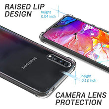 Carica l&#39;immagine nel visualizzatore di Gallery, Ferilinso Cover per Samsung Galaxy A70 Cover, [Rinforzare la Trasparente